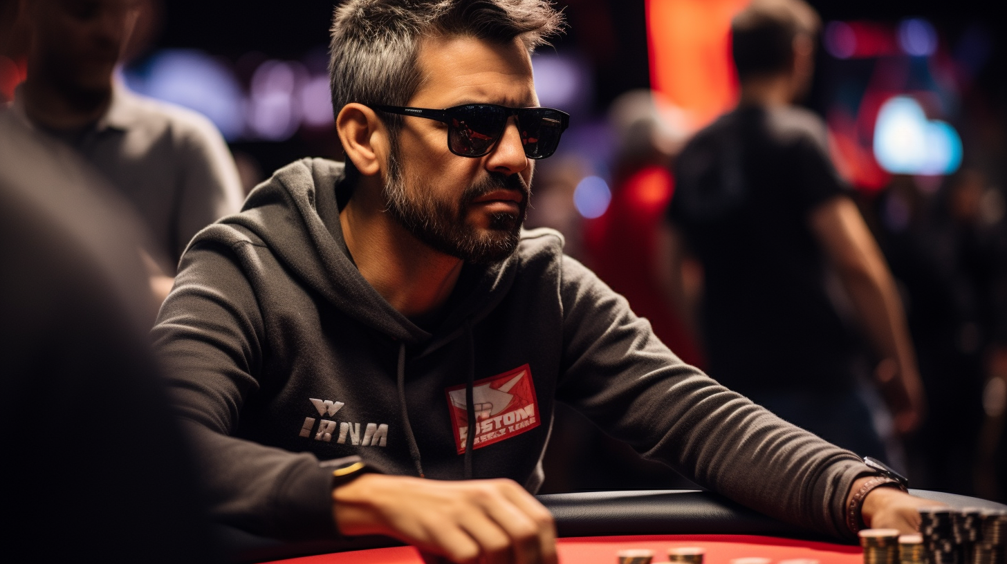 Yuri Martins is the chip leader on the final day o...